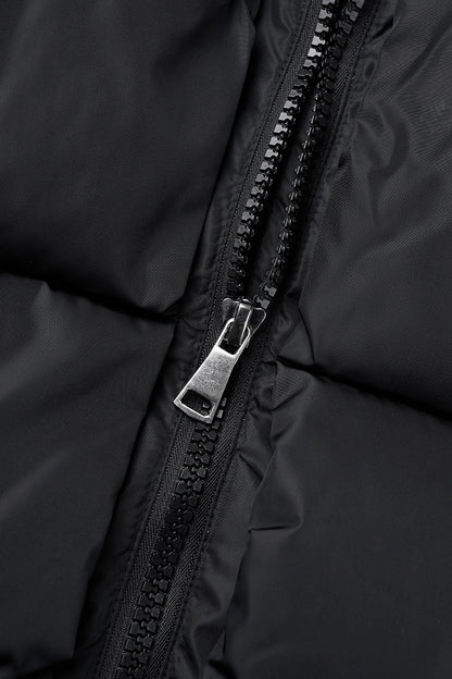 Casual Solid Patchwork Zipper Half A Turtleneck Outerwear(5 Colros)