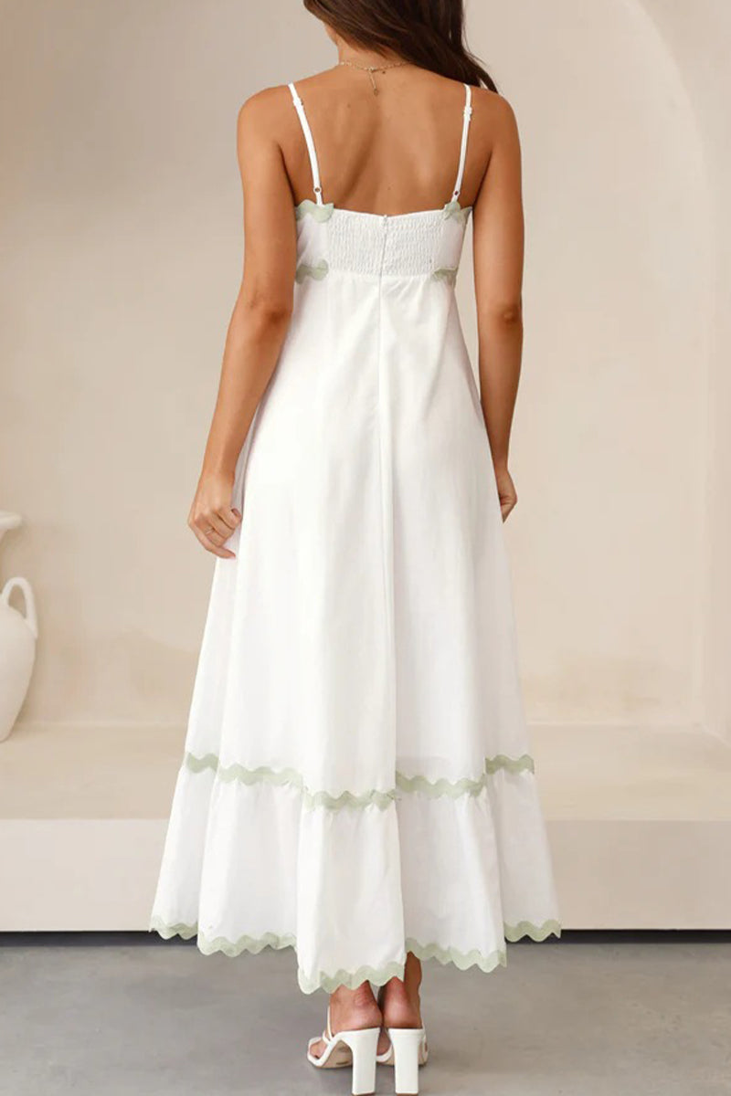 Sexy Striped Patchwork Strapless Sling Dress Dresses(9 Colors)