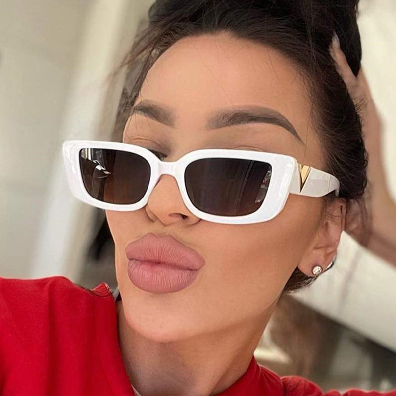 Casual Daily Solid Patchwork Sunglasses