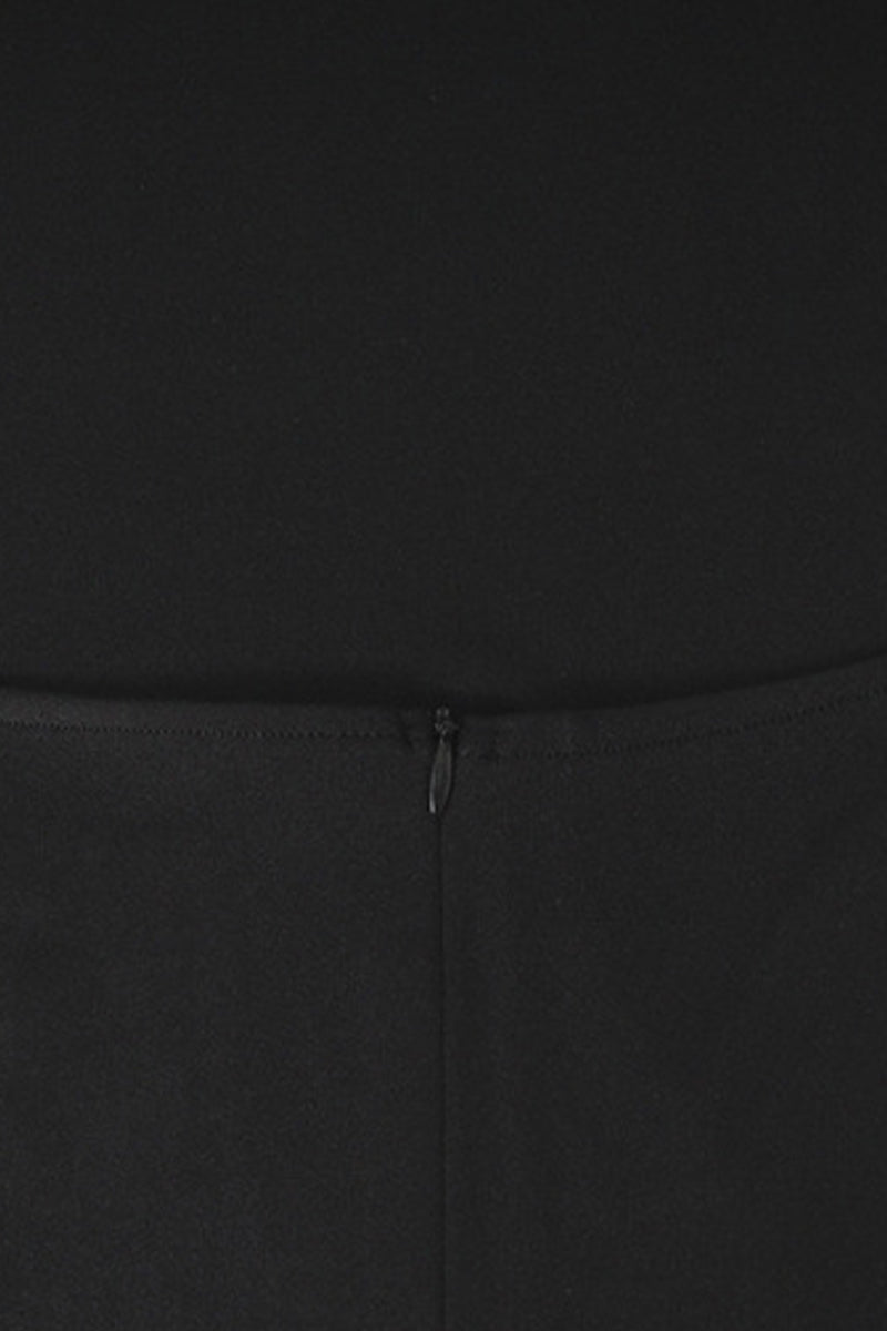 Elegant Formal Solid Backless Slit Rhinestone Half A Turtleneck Evening Dress Dresses