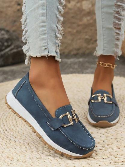 AmyVictoria | Chic Buckle Loafers