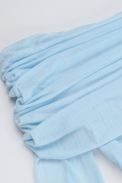 Sexy Ruched Off Shoulder One Step Skirt Dresses