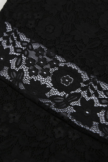 Sexy Lace Hollow Out Off Shoulder Lace Dress Dresses