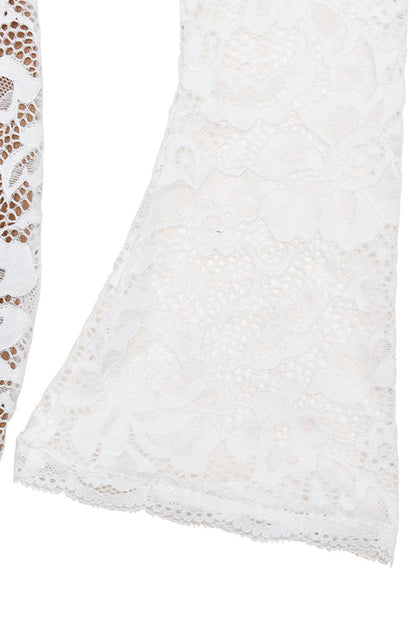 Sexy Lace Half A Turtleneck Fishtail Dresses