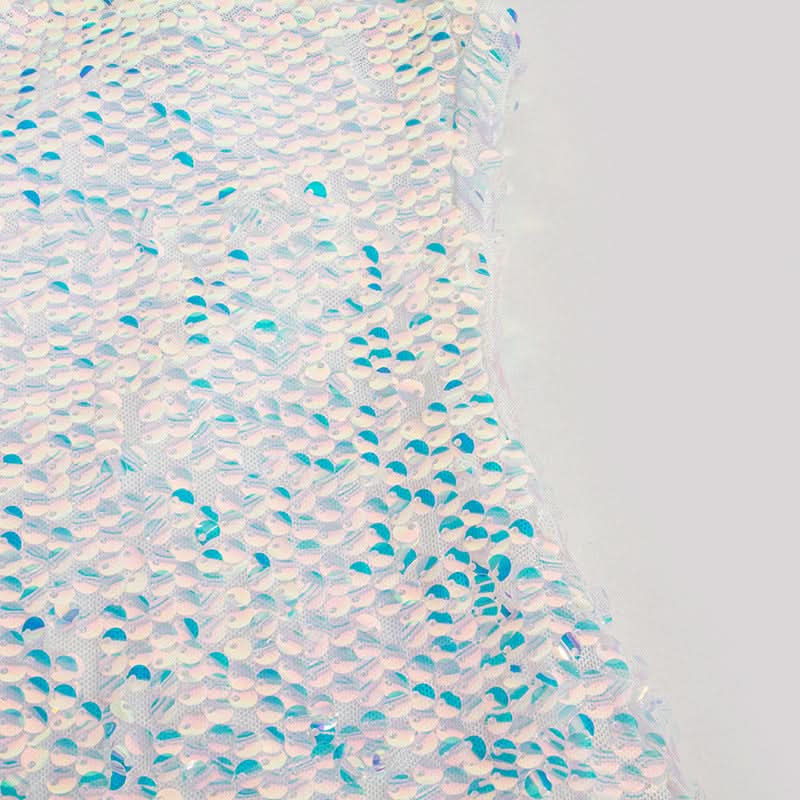 V neck glitter cami mini dress
