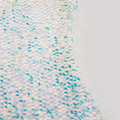 V neck glitter cami mini dress