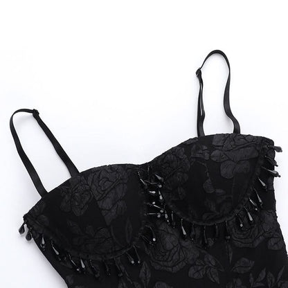Sweetheart neck pendant cami top