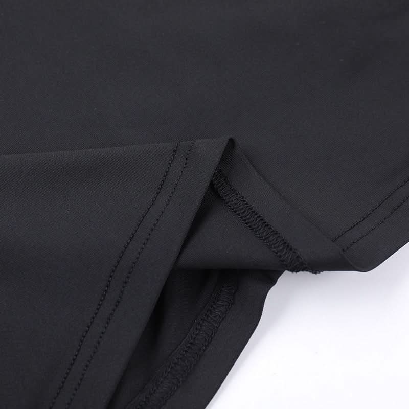 Halter cowl neck fishnet patchwork ruched maxi dress