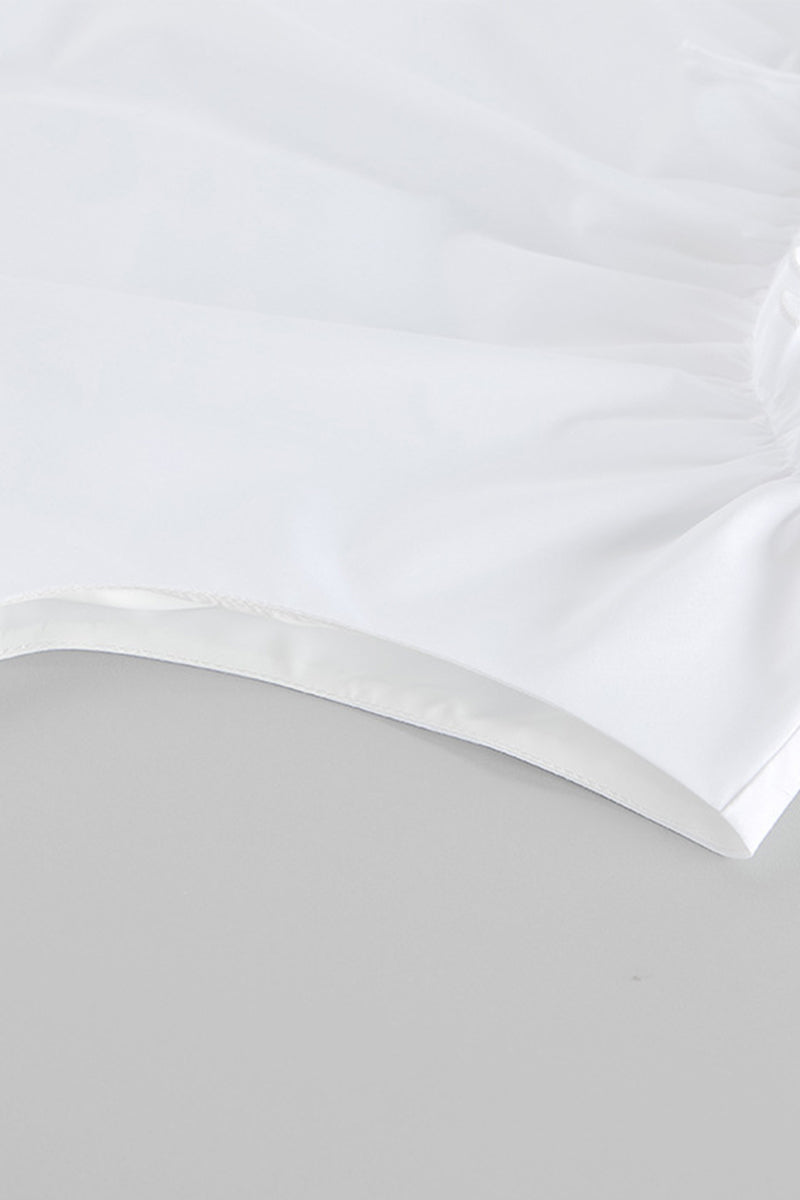 Casual Patchwork Ruffle O Neck Sleeveless Dresses