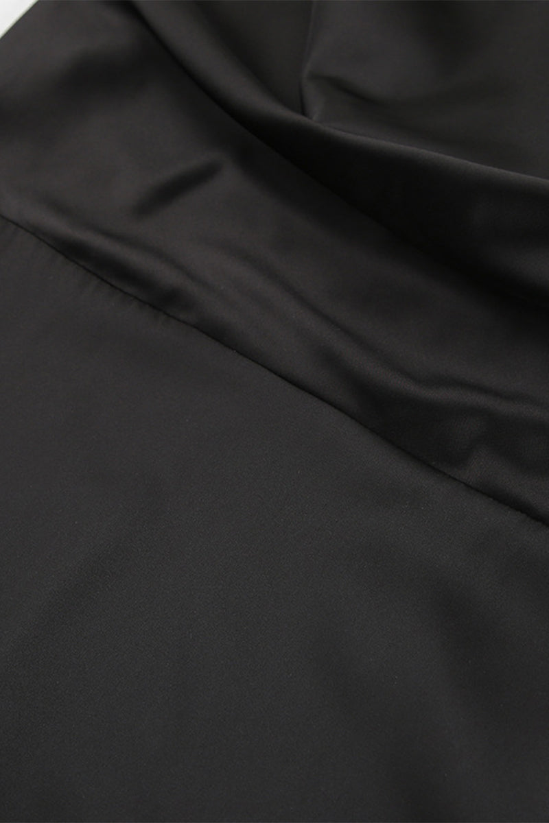 Sexy Lace Up Halter One Step Skirt Dresses