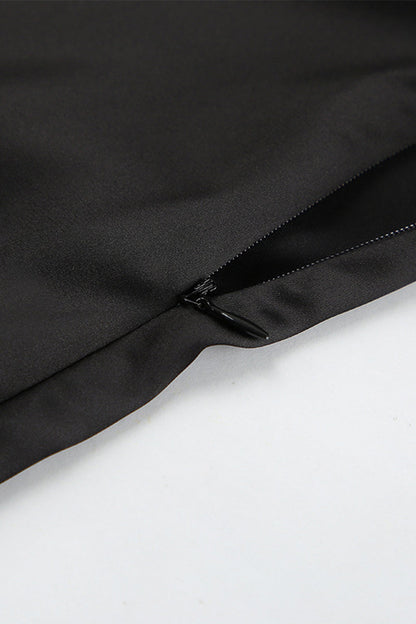 Sexy Lace Up Halter One Step Skirt Dresses