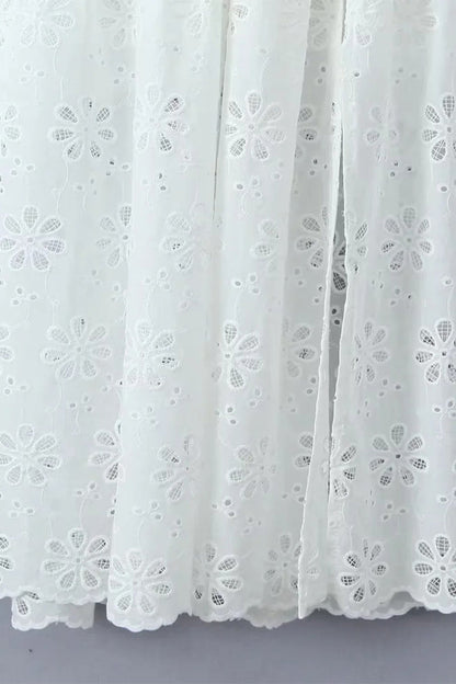 Sexy Lace Lace Up Backless Slit U Neck Sleeveless Dresses