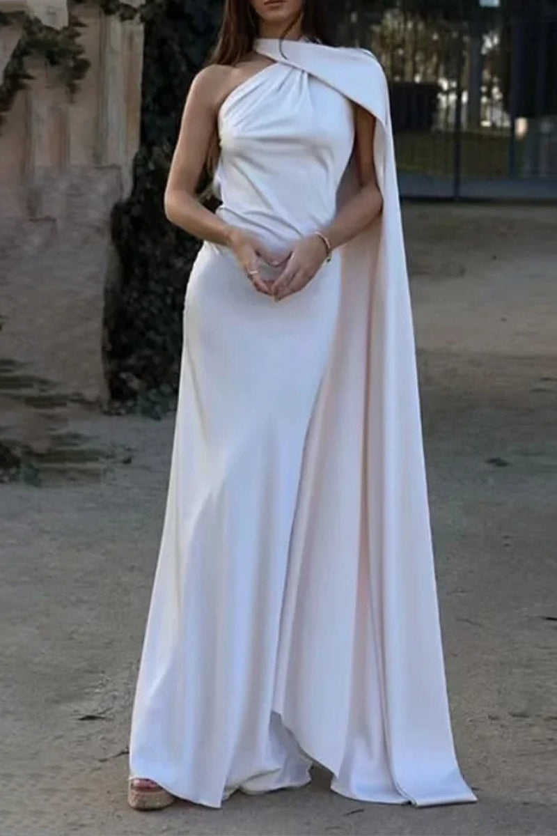 Sexy Irregular Halter Evening Dresses(4 Colors)