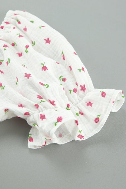 Sexy Flowers Buttons Off Shoulder A Line Dresses