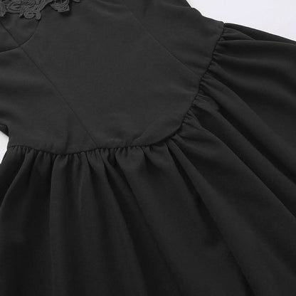Sweetheart neck zip up mini dress