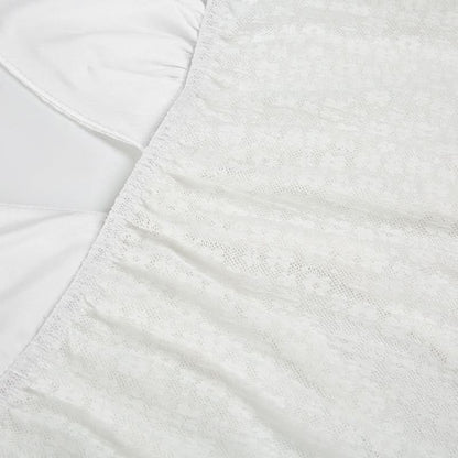 Halter lace self tie backless top