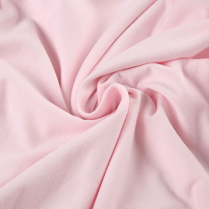 Halter embroidery bowknot lace hem top