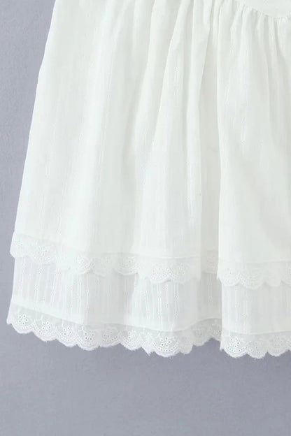 Sexy Lace Patchwork Strapless Strapless Dresses