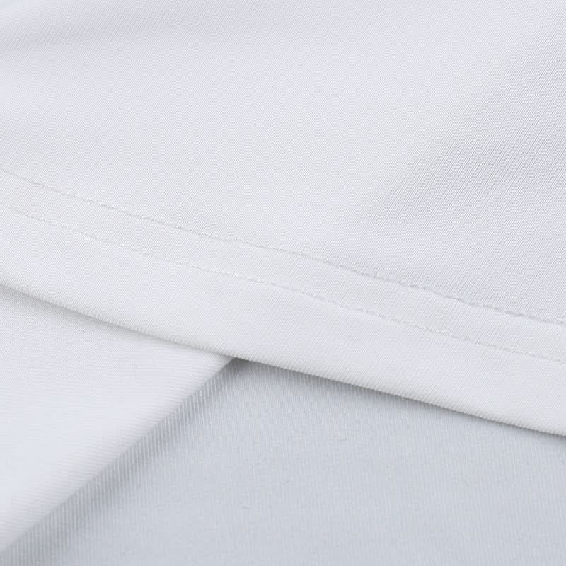 V neck flower applique backless contrast cami top
