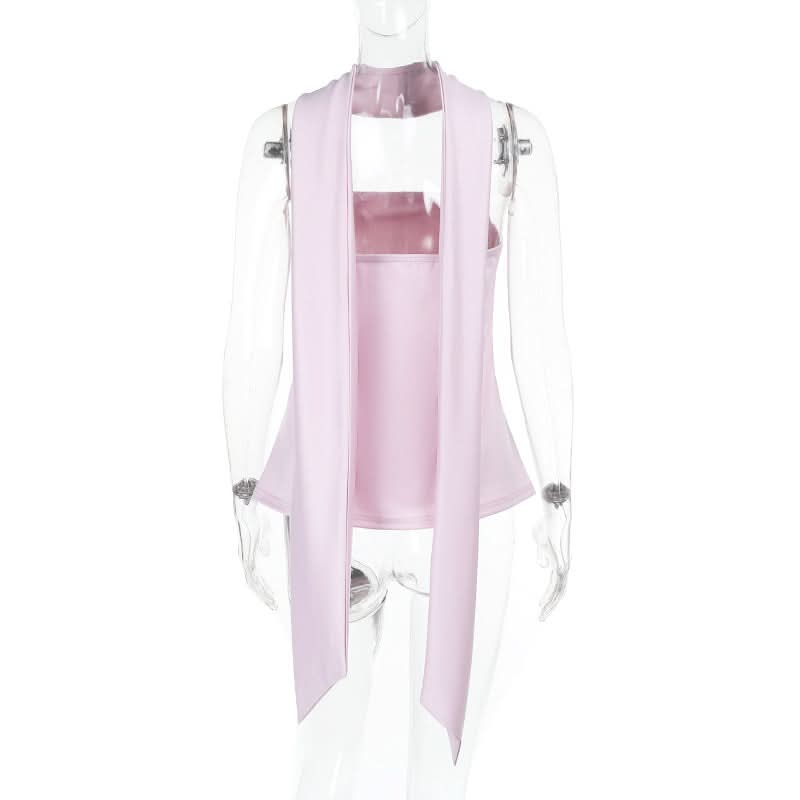 Flower print halter tube top