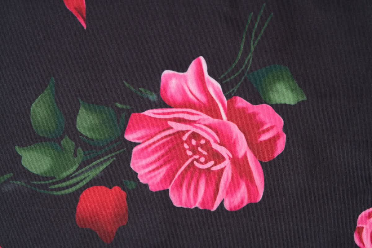 Flower print lace up backless maxi dress