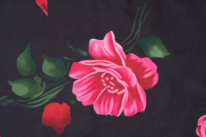 Flower print lace up backless maxi dress