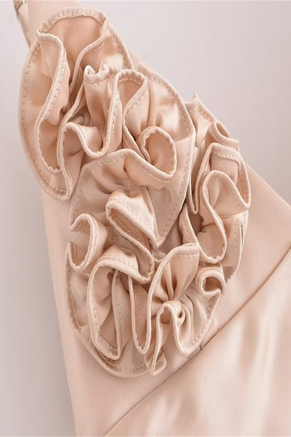 Sexy Patchwork Flowers V Neck Sling Dresses