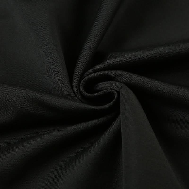Cowl neck o ring backless mini dress