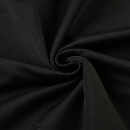 Cowl neck o ring backless mini dress