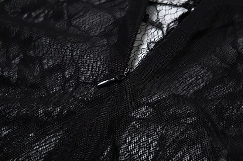 Mesh lace 2 piece cami maxi dress