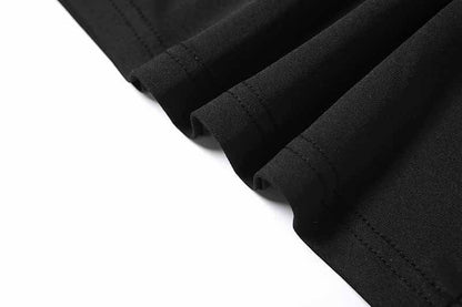 Halter metal tag self tie maxi dress