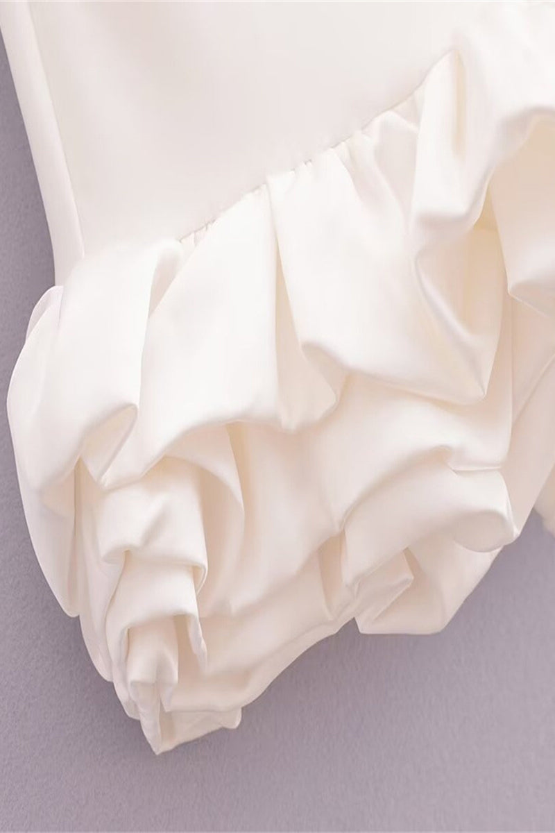 Sexy Ruched O Neck Sleeveless Dresses