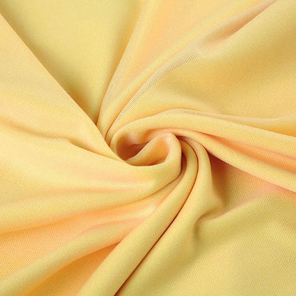 Irregular mesh halter flower pattern maxi dress