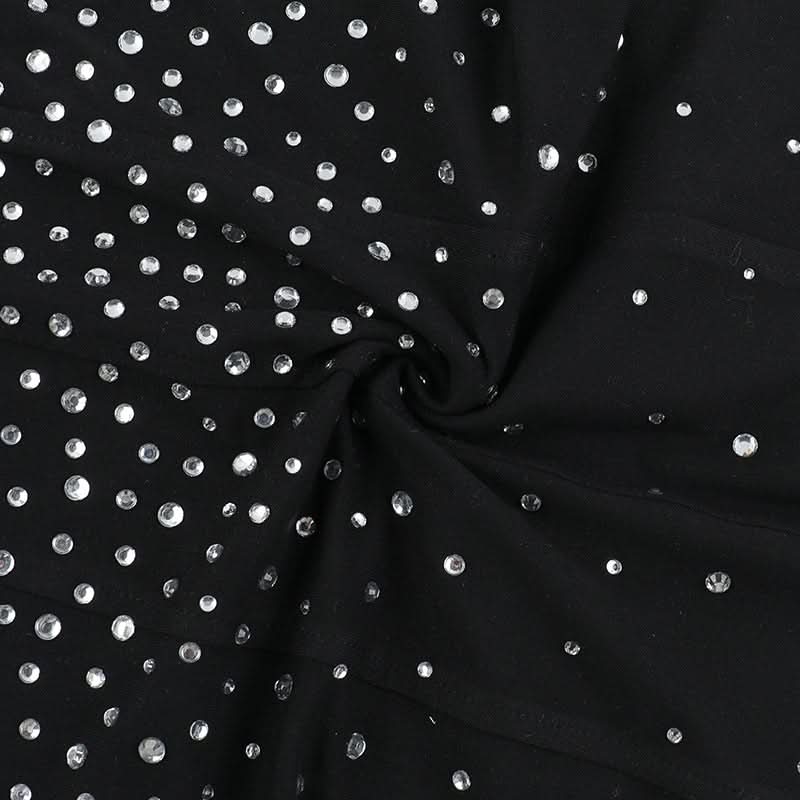 Beaded backless cami mini dress