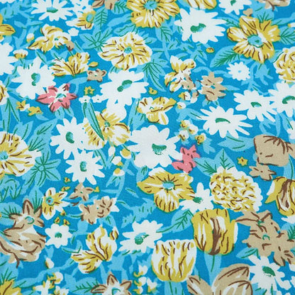 Flower print zip-up maxi skirt