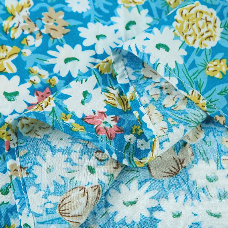 Flower print zip-up maxi skirt