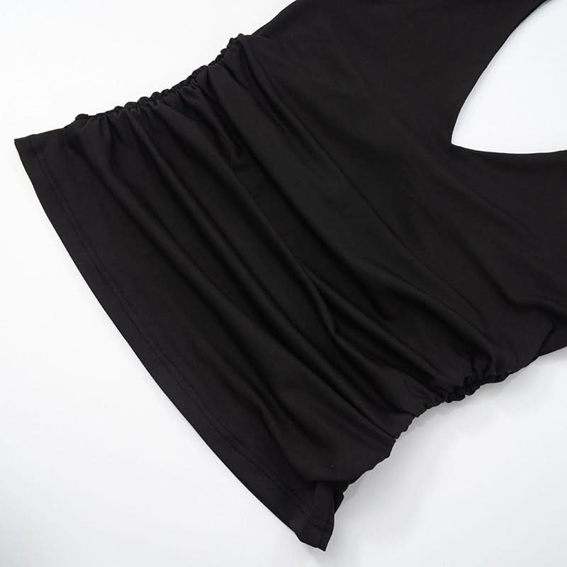 Halter o ring backless top