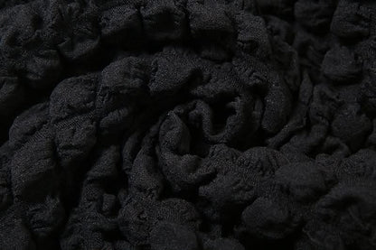 Halter waffle backless maxi skirt set