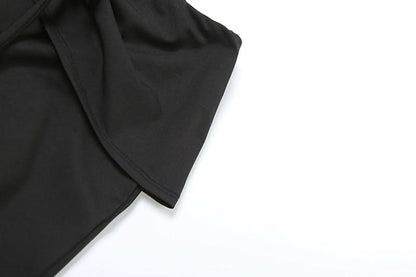 Self tie hollow out medium rise pant