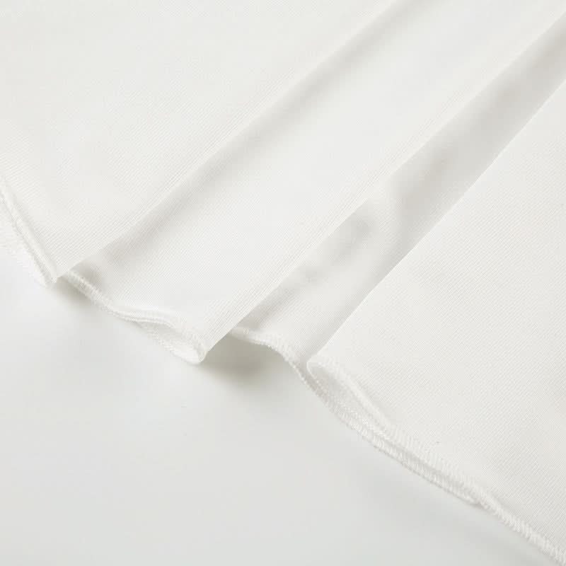 High slit ruffle tube maxi dress