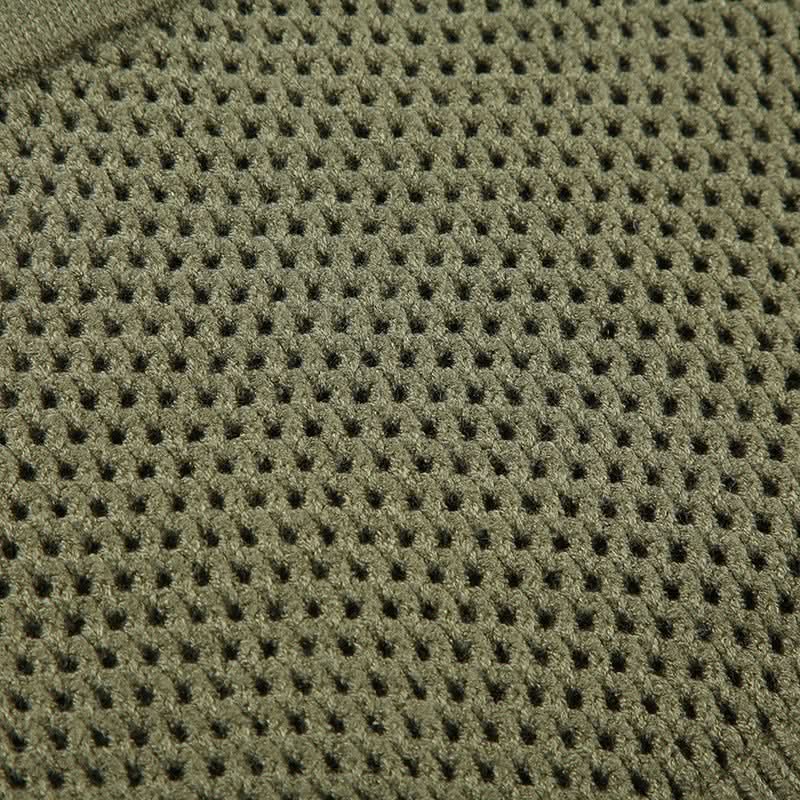 Knitted hollow out raw hem short pant