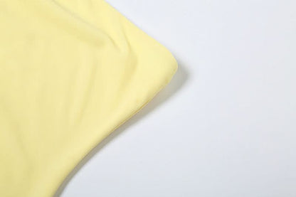 Mesh patchwork solid tube maxi dress