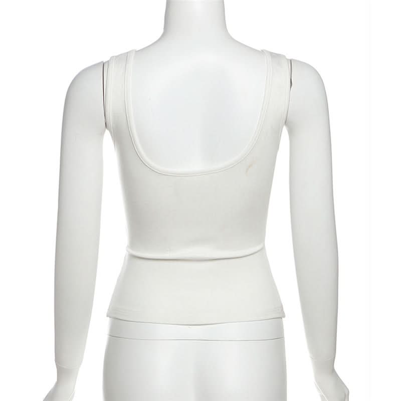 Ruched v neck hollow out knotted solid cut out top