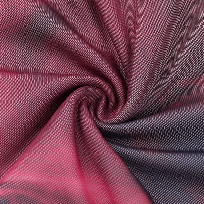 Ruched mesh print halter self tie maxi dress