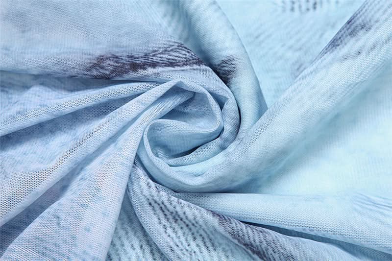 Bowknot hollow out v neck print cami cut out mini dress