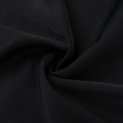 Cowl neck zip-up backless solid maxi dress