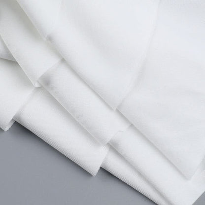 V neck self tie ruffle knotted cami mini skirt set