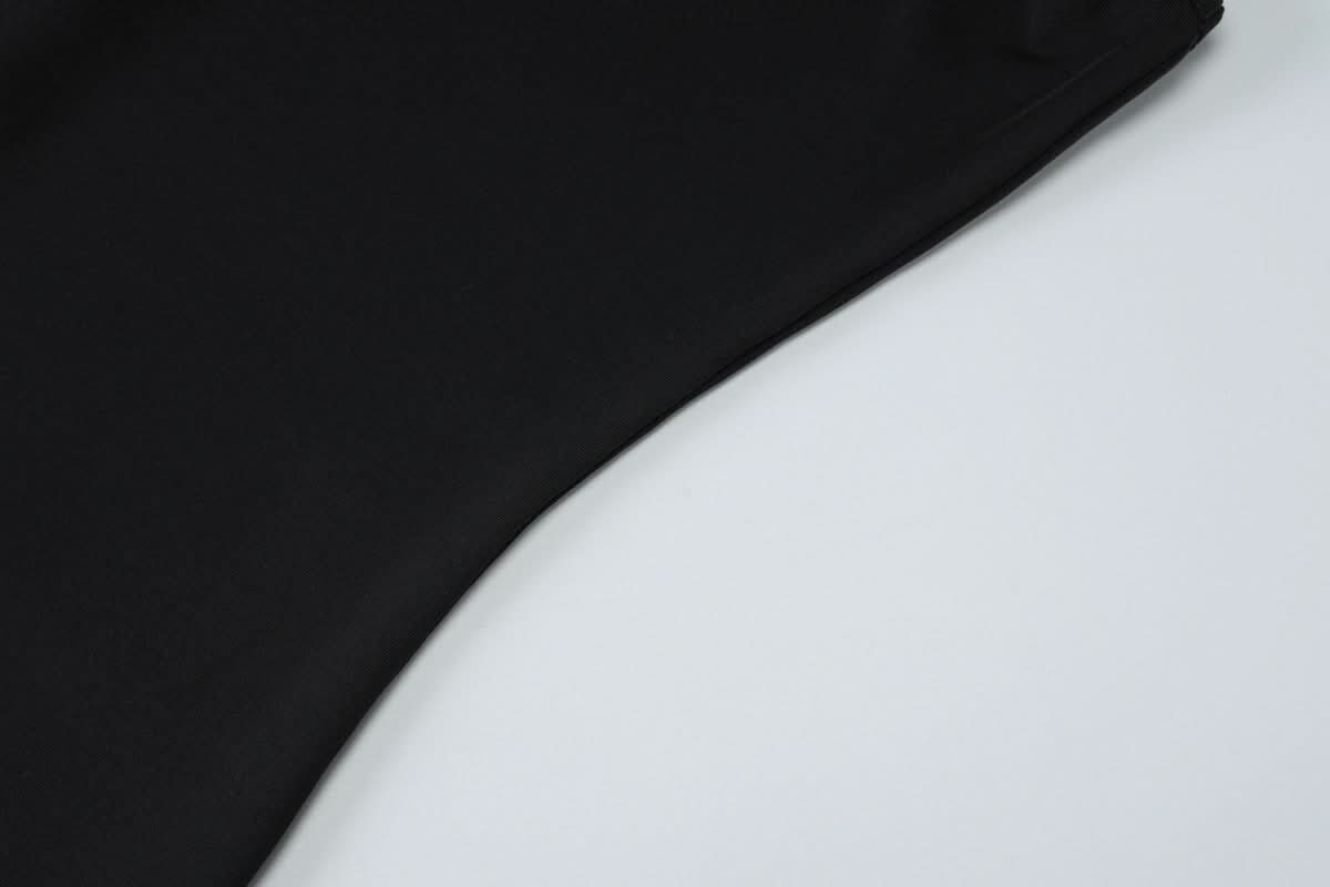 High neck slit sleeveless maxi dress