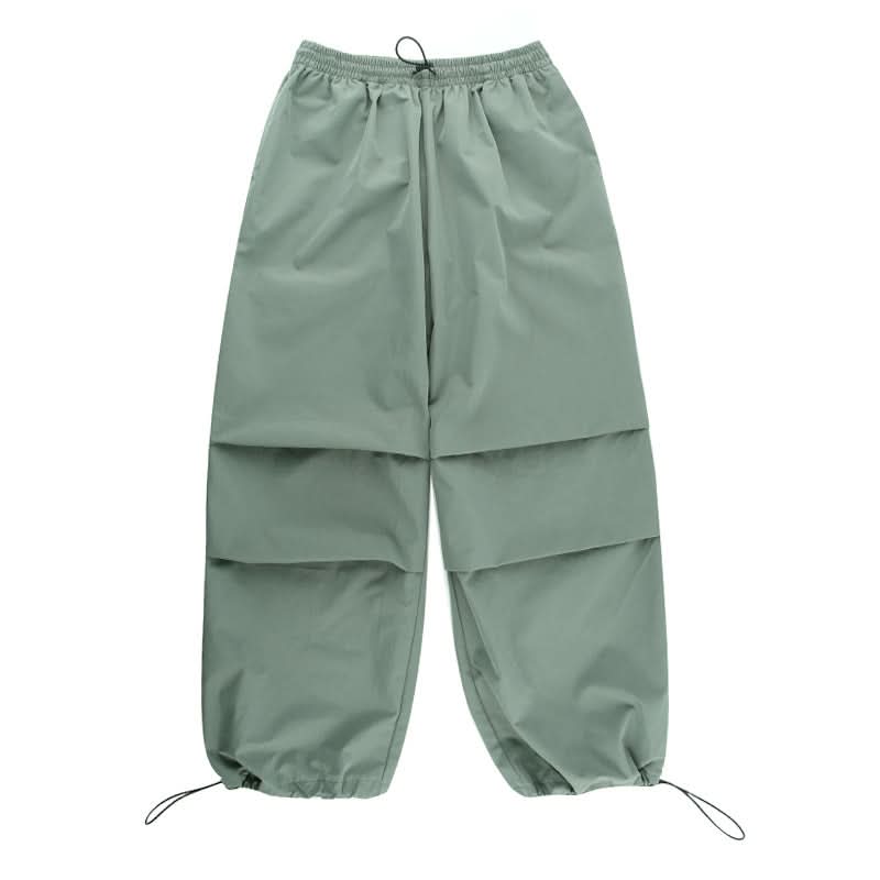 Drawstring high rise cargo pant