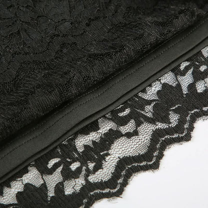 Halter lace hem v neck solid backless mini dress